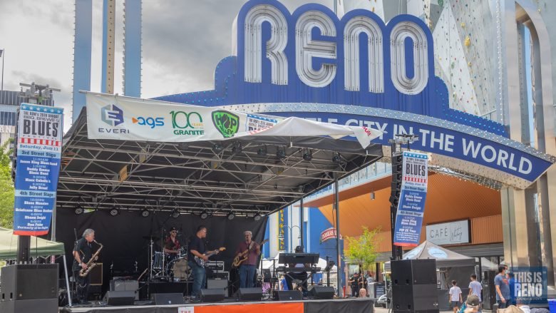 Barbecue, blues and brews festival in downtown Reno. Image: Nick McCabe, June 11, 2022.