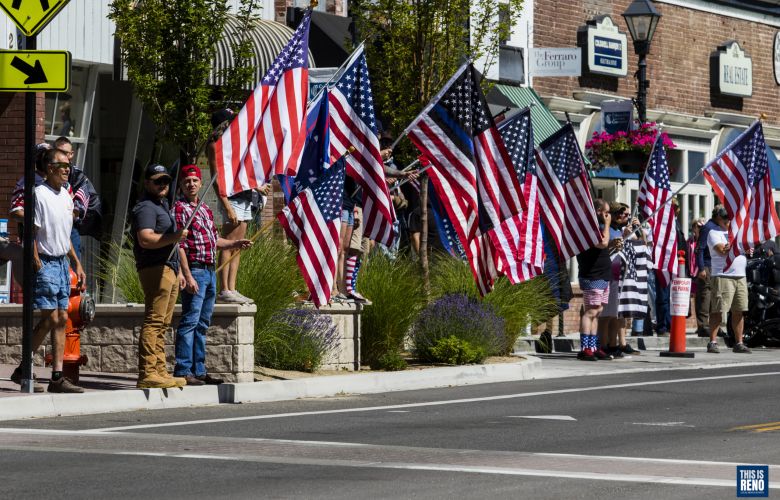 Fourth of July protests in Carson City. Image: Ty O'Neil / This Is Reno