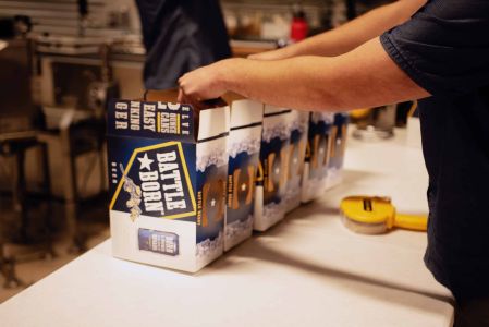 Cases of Battle Born Beer