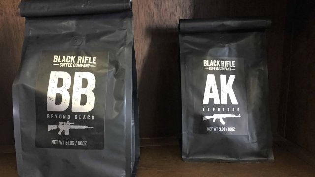 Coffee beans from Black Rifle Coffee